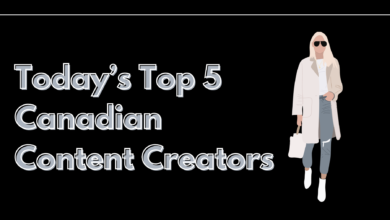 Today’s Top 5 Canadian Content Creators